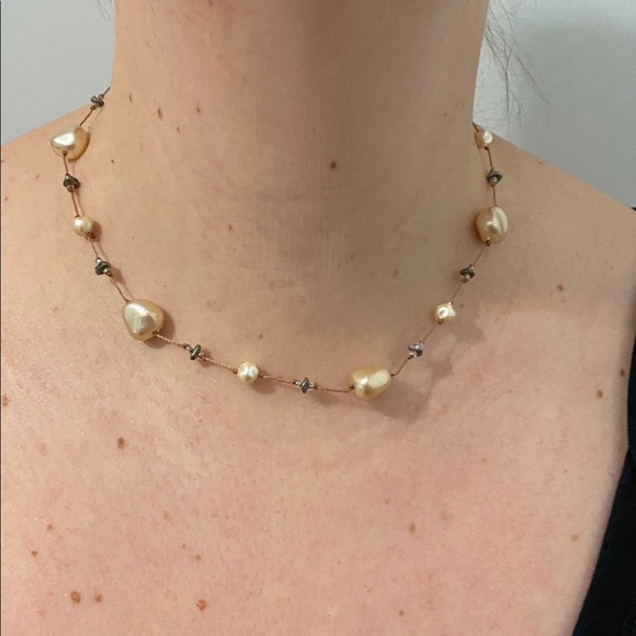 Hand-Knotted Pearl-Style Necklace - Picture 5 of 5